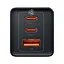 Адаптер сетевой Baseus C to C cable GaN5 Pro Fast Charger 3 порта 65 W черный - миниатюра 3