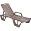 Шезлонг пластиковый Keter Florida, бежевый - миниатюра 1