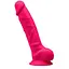 Фалоімітатор Silexd Premium Silicone Dildo Model 1 Size 9 23 см рожевий - мініатюра 1