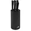 Набор из 5 кухонных ножей и подставки Gerlach Smart Black (5901035506817) - миниатюра 1