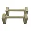 Паралетсы, упоры для отжимания деревянные Wood Gym Push Up NE-WD-40 из бука 40 см 2 шт - миниатюра 4