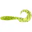 Силикон FishUP Fancy Grub 1" #055 - Chartreuse/Black (12 шт/уп) - миниатюра 1