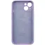 Чохол Epik Silicone Case Full Camera Protective AA для Apple iPhone 14, 6.1 Бузковий/Lilac - мініатюра 4