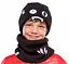 Бафф детский Buff KNITTED & FLEECE NECKWARMER FUNN Черный-Белый - миниатюра 2