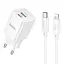 СЗУ Hoco C149A Charm PD30W+QC3.0 (1USB-A/1C) + кабель Type-C to Lightning - миниатюра 1