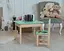 Дитячий письмовий столик та стільчик (з ящиком) для малювання та навчання (Зелений) Левеня - мініатюра 5