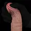 Реалістичний вібратор Lovetoy Real Softee 24.5 см коричневий - мініатюра 13