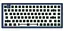 Клавіатура Dark Project KD83A LTD Aluminum Barebones Темно-синя (KB-CST-831-502224) - мініатюра 1
