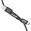 Дата кабель Acefast C1-04 USB to Type-C 3A (1.2m) Black - мініатюра 2