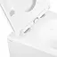 Унитаз подвесной Qtap Robin безободковый с сидением Slim Soft Close QT1333046ENRW, Белый - миниатюра 4