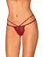 Трусики-стринги Obsessive Ivetta L/XL червоний - мініатюра 3
