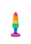 Анальна пробка Toy Joy Medium Twink Plug 11 см (райдужний) - мініатюра 1