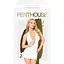 Міні-сукня з відкритою спиною та стрінгами Penthouse Earth-Shaker White L/XL - мініатюра 1
