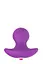 Анальна пробка з вібрацією Dream Toys Pleasure dial 6.5 см (фіолетовий) - мініатюра 1