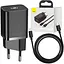 Блок питания Baseus Super Quick Charger 20w комплект с кабелем type-c - lightning (TZCCSUP-B01) - миниатюра 3
