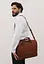 Шкіряна сумка для ноутбука Style світло-коричнева - мініатюра 4