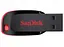 Флеш-накопичувач Sandisk USB 2.0 Cruzer Blade 64Gb Black/Red (SDCZ50-064G-B35) - мініатюра 1