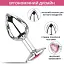 Металева анальна пробка I’MCUM Crystal Heart Розмір M з рожевим кристалом (IM-KGS005_M) - мініатюра 3