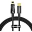 Кабель Baseus Explorer Series Auto Power-Off Fast Charging Data Cable Type-C to Lightning 20W 1 м Чорний - мініатюра 1