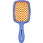 Щітка для волосся Salon Professional SP0099 SL масажна, продувна 20 см синя з помаранчевим - мініатюра 1