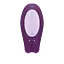 Вібратор для пари Satisfyer Double Joy Partner 9.1 см фіолетовий - мініатюра 2