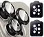 Защитное стекло на камеру DK для Apple iPhone 11 Pro Lens Metal Ring Eagle Eye 015724 black 2 шт. - миниатюра 2