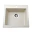 Гранітна мийка Globus Lux Aosta слонова кiстка 490x455мм - мініатюра 1