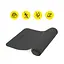 Коврик спортивный Cornix TPE 183 x 61 x 0.6 см для йоги и фитнеса XR-0350 Black - миниатюра 3