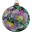 Ялинкова прикраса Різдвяні історії Петриківка квіткова фантазія куля скло (4820001179736) - мініатюра 1
