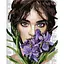 Картина за номерами "Барвиста поезія: Фіолетові іриси" ©art_selena_ua Ідейка KHO8593, 40х50 см - мініатюра 1