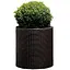 Горшок для цветов Keter 39 л Cylinder Planter Large коричневый - миниатюра 1