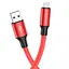 Кабель Borofone BX82 USB to MicroUSB 1 м красный - миниатюра 1
