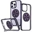 Чехол Epik TPU+PC Metal Ring with MagSafe для Apple iPhone 16 Pro 6.3 Темно-фиолетовый - миниатюра 1