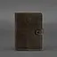 Кожаная обложка-портмоне для военного билета 15.0 темно-коричневая Crazy Horse - миниатюра 5