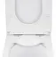 Унитаз подвесной безободковый Kroner Eifel WHI493436 RIMLESS с сиденьем Slim Duroplast / Soft-close / Quick relase (KE493436WHIR) (CV029611) - миниатюра 4