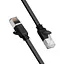 Патч-корд Ugreen NW101 Cat 6 U/UTP Pure Copper Ethernet Flat Cable 2m Black (50185) [111838] - миниатюра 2