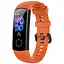 Ремінець для фітнес-браслета MIIQNUS для Honor Band 4 і 5 помаранчевий - мініатюра 1