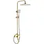 Душовя система Rea Hass з виливом brushed gold REA-B9972, Золотий - мініатюра 1