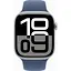 Смарт-годинник Apple Watch Series 10 GPS 46mm Silver Alu. Case w. Denim Sport Band - M/L (MWWM3) - мініатюра 2