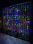 Гірлянда Штора 2х2 м на вікно Різнокольорова світлодіодна 240 LED інтер’єрна Laplandia від мережі (m.03.5Т.240+) - мініатюра 5