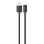 Дата кабель USAMS US-SJ689 Striped KY Ser. USB to Lightning 2.4A (1m) Black - миниатюра 1