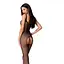 Бодістокінг Passion BS071 Black, комбінезон на бретелях - мініатюра 2