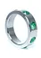 Pierścień-Metal Cock Ring with Green Diamonds Large Boss Series 64-00121 99074 - мініатюра 1