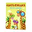 Дитяча книга-іграшка Дивовижні наклейки Жираф - мініатюра 1