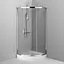 Душевая кабина Am.Pm Like 90x90 см стекло прозрачное без поддона хром матовый W83UG-315-090MT, Универсальная, прозрачная, хром матовый - миниатюра 7