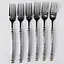 Набор столовых вилок Yiwu 6 штук из нержавеющей стали 21 см вилки кухонные столовые приборы классический стиль HP-16978-06 - миниатюра 3