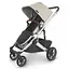 Прогулянкова коляска Uppababy Cruz V2 - Declan + Люлька Uppababy Carrycot-Declan-Oat Melange Silver Frame - мініатюра 4