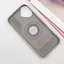 Чохол SGP PC+Leather with MagSafe для Apple iPhone 16 Plus 6.7 Grey - мініатюра 3