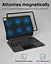 Чохол-клавіатура doqo iPad Pro 11 Magic-Style (11 дюймів, 2021 р.), бездротова клавіатура з трекпадом для iPad Pro 11 дюймів 2021 - мініатюра 2