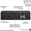 Клавіатура Logitech MX Keys S for Mac Wireless Space Grey (920-011637) - мініатюра 3
